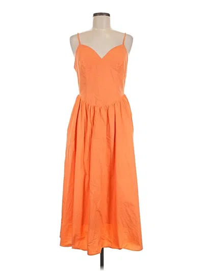 Pre-owned Moon River Casual Dress In Orange