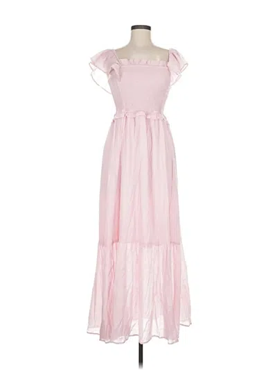 Pre-owned Moon River Casual Dress In Pink