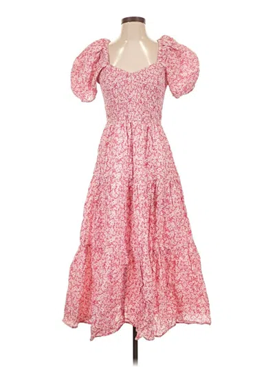 Pre-owned Moon River Casual Dress In Pink