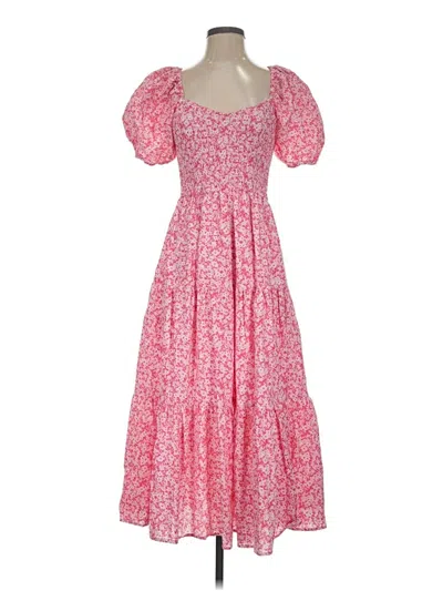 Pre-owned Moon River Casual Dress In Pink