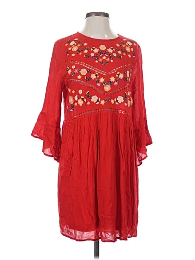 Pre-owned Moon River Casual Dress In Red