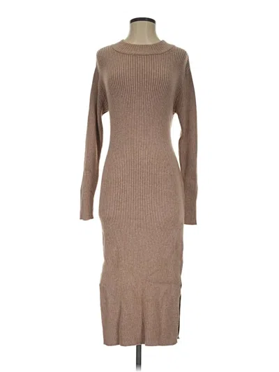 Pre-owned Moon River Casual Dress In Tan