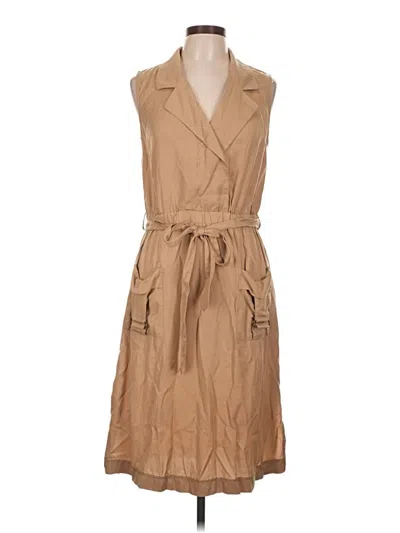 Pre-owned Moon River Casual Dress In Tan
