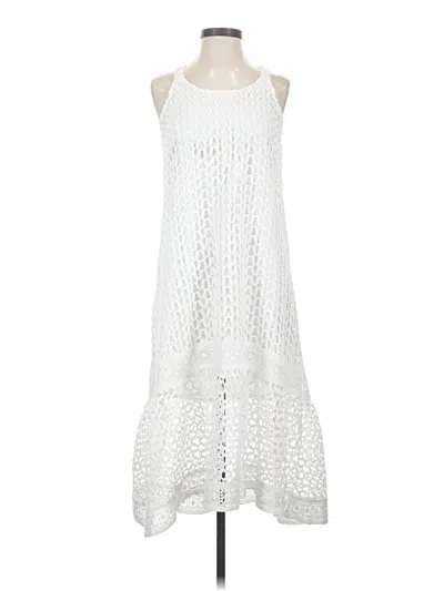 Moon River Casual Dress In White