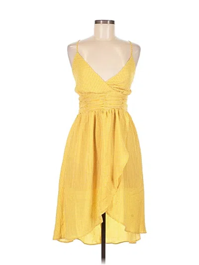 Pre-owned Moon River Casual Dress In Yellow