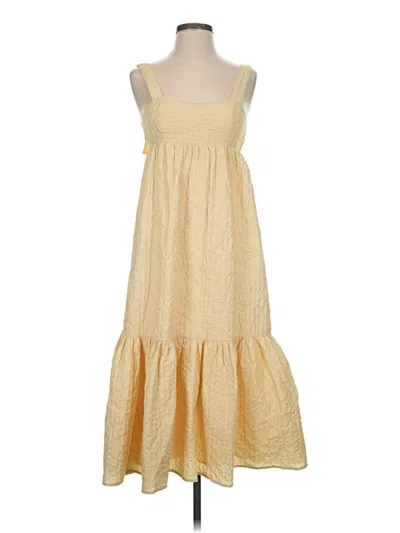 Pre-owned Moon River Casual Dress In Yellow