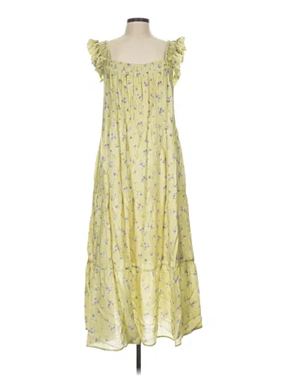 Pre-owned Moon River Casual Dress In Yellow