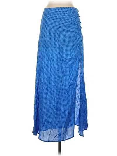 Pre-owned Moon River Casual Skirt In Blue