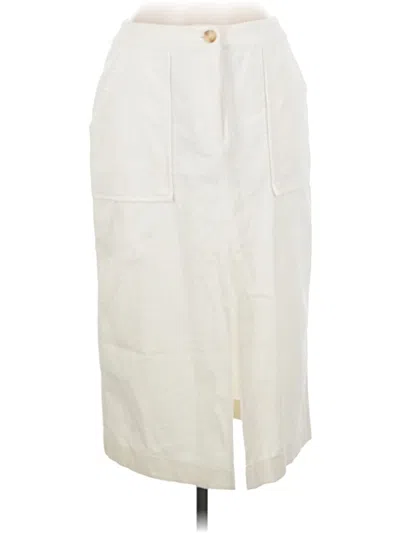 Pre-owned Moon River Casual Skirt In Ivory