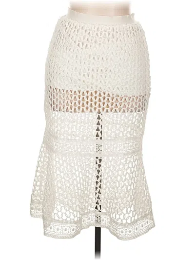 Pre-owned Moon River Casual Skirt In Ivory