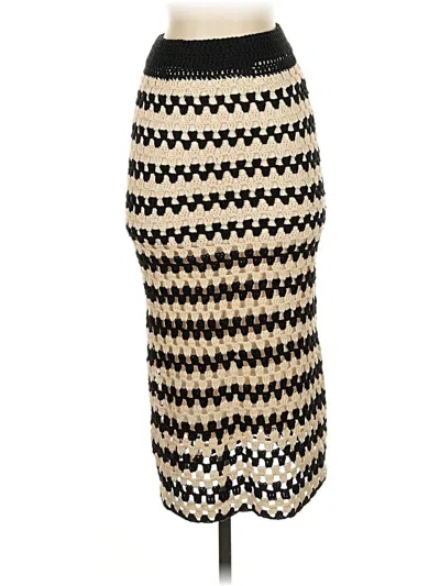 Pre-owned Moon River Casual Skirt In White