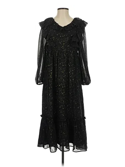Pre-owned Moon River Cocktail Dress In Black