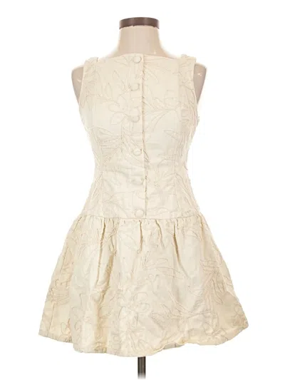 Pre-owned Moon River Cocktail Dress In Ivory