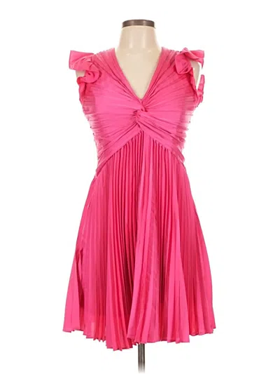Moon River Cocktail Dress In Pink