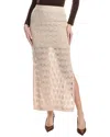 Moon River Maxi Skirt In White