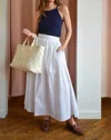 Moon River Mercado Maxi Skirt In White