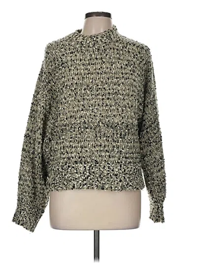 Pre-owned Moon River Pullover Sweater In Green