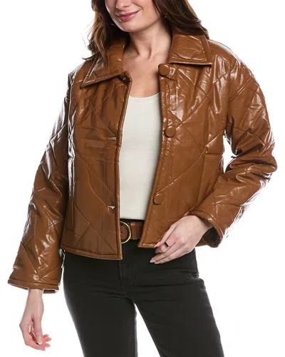 Moon River Quilted Jacket In White