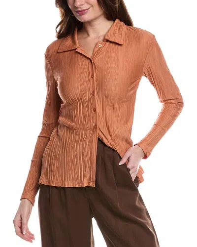 Moon River Shirt In Orange