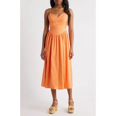 Moon River Smock Back Cotton Sundress