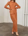 Moon River Spice Top In Rust In Multi