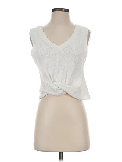 Pre-owned Moon River Sweater Vest In Ivory