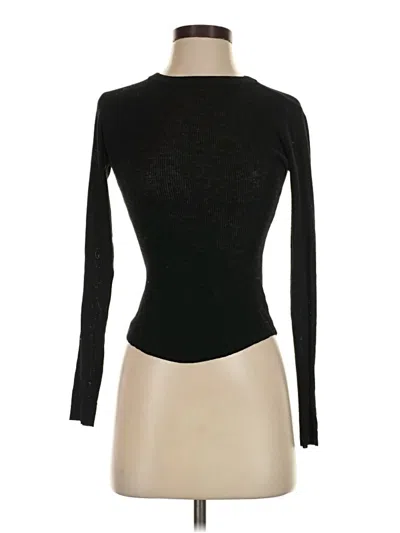 Pre-owned Moon River Turtleneck Sweater In Black