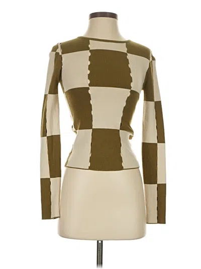 Pre-owned Moon River Turtleneck Sweater In Brown