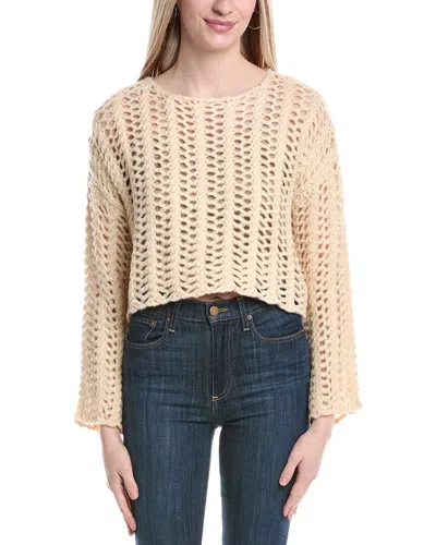 Moon River Wool-blend Sweater In Brown