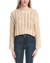 Moon River Wool-blend Sweater In Brown