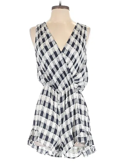 Pre-owned Moon Romper In White