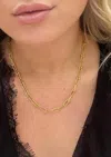 Moon Ryder Cuban Bead Stainless Steel Necklace In Gold In Gold