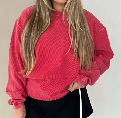 Moon Ryder Gameday Sweatshirt In Red