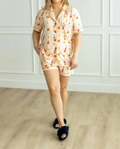 Moon Ryder Prosecco Cheers Lounge Set In Beige In Neutral