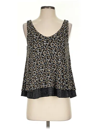 Pre-owned Moon Sleeveless Top Black Sweetheart Neckline Tops