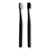 Moon Soft Bristle Black Toothbrush 2 Pack