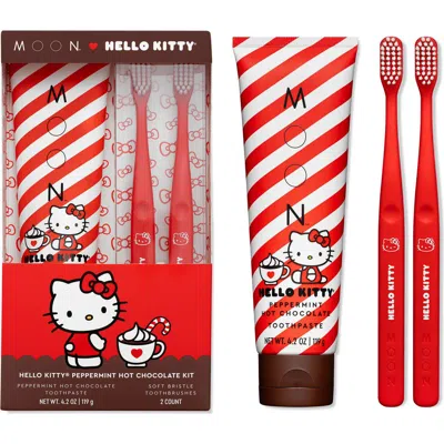 Moon X Hello Kitty® Peppermint Hot Chocolate Tooth Brush Kit In Transparent