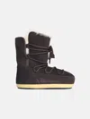 Moonboot 'evx' Dark Brown Suede Boots In Brown