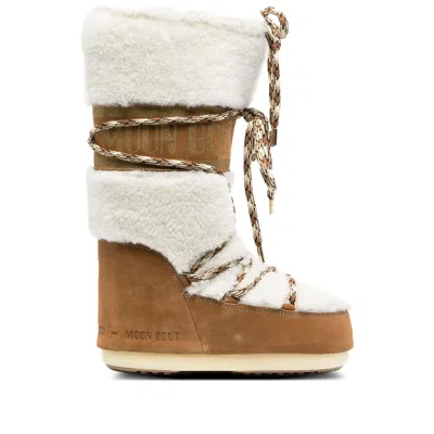 Moonboot Lab69 Icon Lace-up Shearling Boots