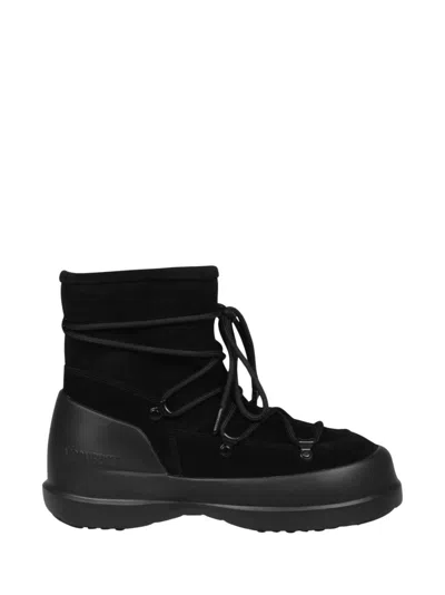 Moonboot Luna Suede Boot In Black