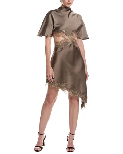 Moonsea Cocktail Dress In Brown