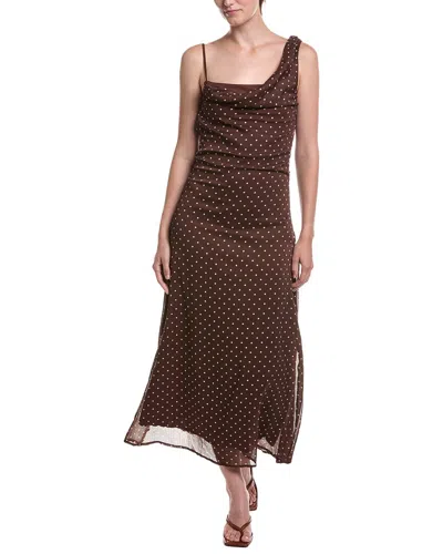 Moonsea Maxi Dress In Brown
