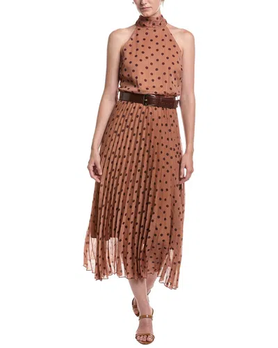 Moonsea Maxi Dress In Brown