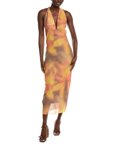 Moonsea Maxi Dress In Orange