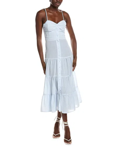 Moonsea Midi Dress In Blue