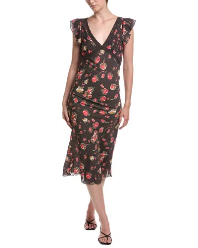 Moonsea Midi Dress In Multicolor