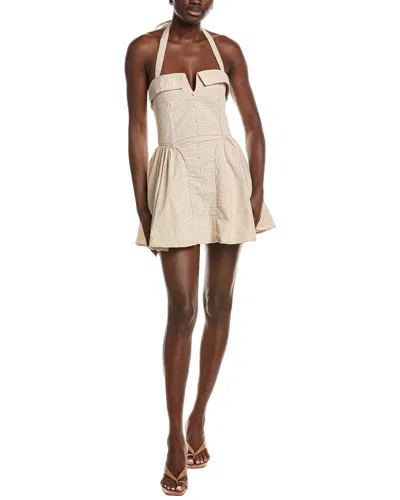 Moonsea Mini Dress In Brown