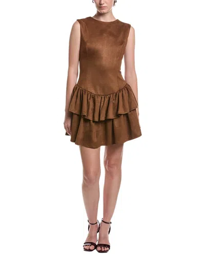 Moonsea Mini Dress In Brown