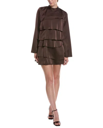 Moonsea Mini Dress In Brown