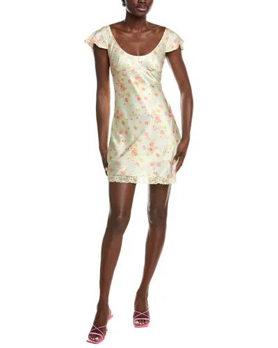 Moonsea Mini Dress In Yellow